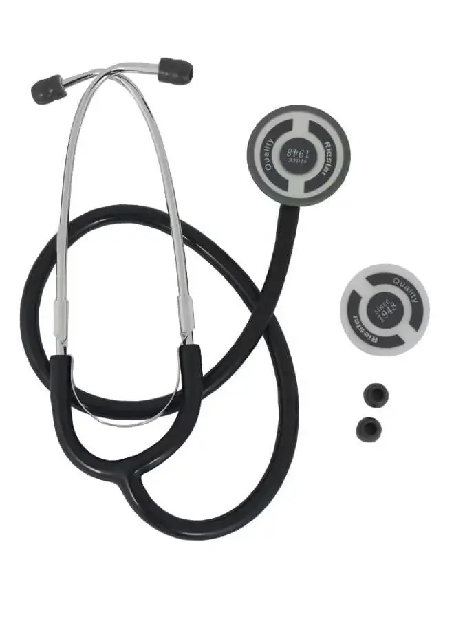 سماعة الطبيب ريستر RI-4001-01 دوبلكس اﻷصلية باللون الأسود (ألماني) 2.webp