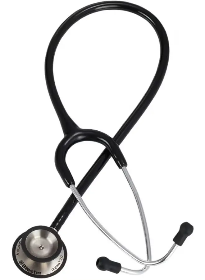 سماعة الطبيب ريستر RI-4001-01 دوبلكس اﻷصلية باللون الأسود (ألماني) 1.webp