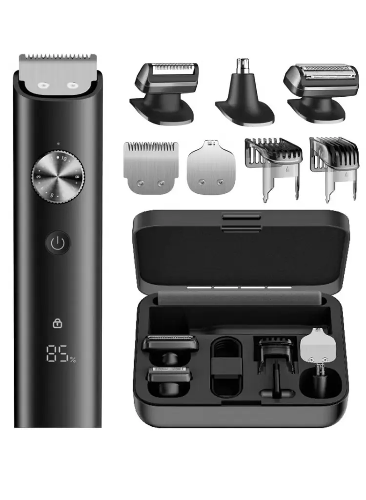 شاومي برو مجموعة حلاقة احترافية للرجال متعددة الاستخدامات ، ماكينة حلاقة كهربائيةلاسلكية مقاومة للماء بدرجة IPX7 لتشذيب شعر الأنف والأذن والشارب والوجه والجسم والرأس، 40 إعداد طول 2 (1).webp