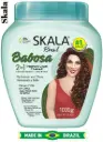 كريم مرطب ومعالج للشعر سكالا بابوسا (2 في 1) بخلاصة الصبار وزبدة الشيا ود-بانثينول 1000جرام للعناية بالشعر وترطيبه وتنعيمه لجميع أنواع الشعر المجعد 3 و4ABC (برازيلي)