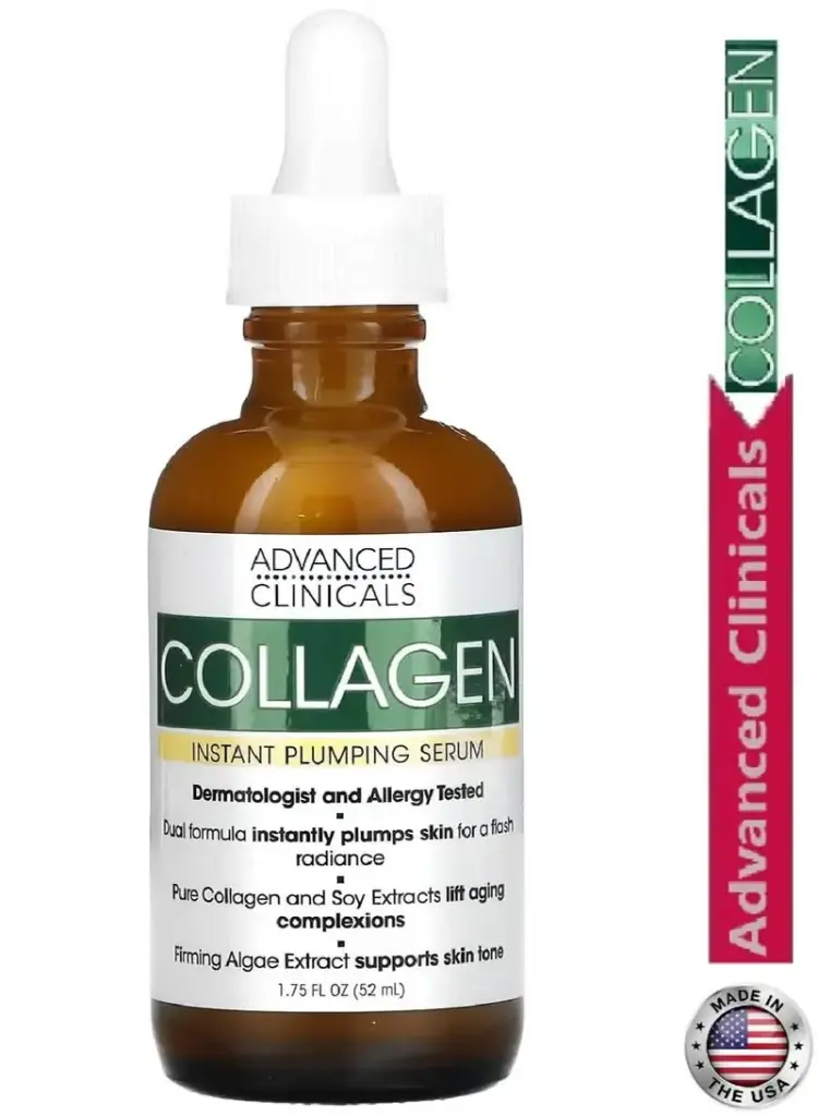 مصل الوجه بالكولاجين المتقدم من أدفانسد كلينيكال يقلل من ظهور التجاعيد والهالات السوداء والخطوط الدقيقة 1.8  أونصة سائلة (52  مل) 