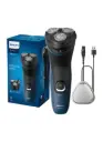 ماكينة الحلاقة S1151/00 من Philips | للاستخدام الرطب والجاف | حلاقة سريعة ومريحة بشفرات ComfortCut | رؤوس مستديرة ثلاثية الأبعاد، فتح بلمسة واحدة | 40 دقيقة من الاستخدام اللاسلكي، مع غطاء الحماية