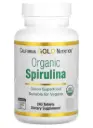 سبيرولينا مكمل عضوي يحتوي على غذاء أخضر فائق القيمة الغذائية مع مضادات الأكسدة مناسب للنباتيين، خالٍ من الغلوتين وغير معدل وراثيًا (500 مجم) 240 قرصًا 